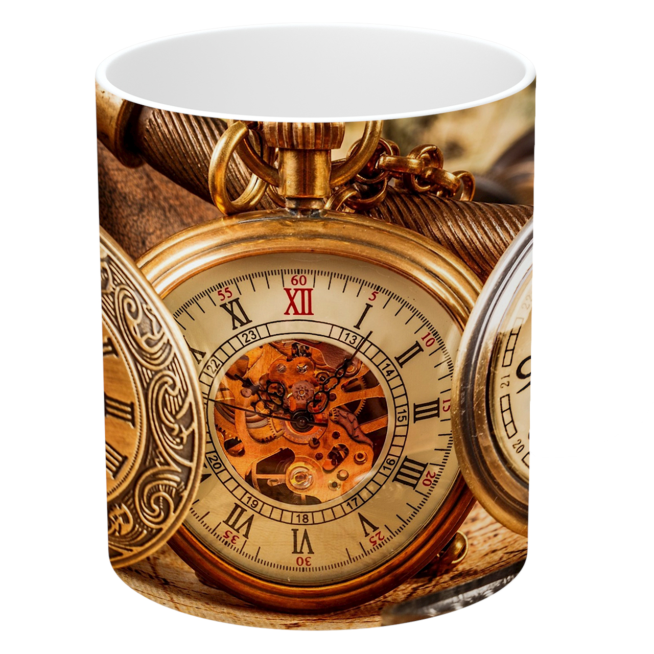 ماگ طرح ساعت جیبی کلاسیک مدل NI1627