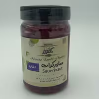ساورکرات (کلم ترش) تخمیری پروبیوتیک 1000 گرمی ارغوان فاقد سرکه و هرگونه مواد شیمیایی