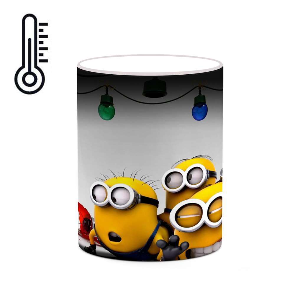 ماگ حرارتی کاکتی طرح کارتون مینیون ها مدل mgh22824