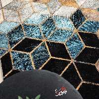 فرش ماشینی ساوین طرح 4043 سایز پادری 50 در 85 (موجودی بگیرید)