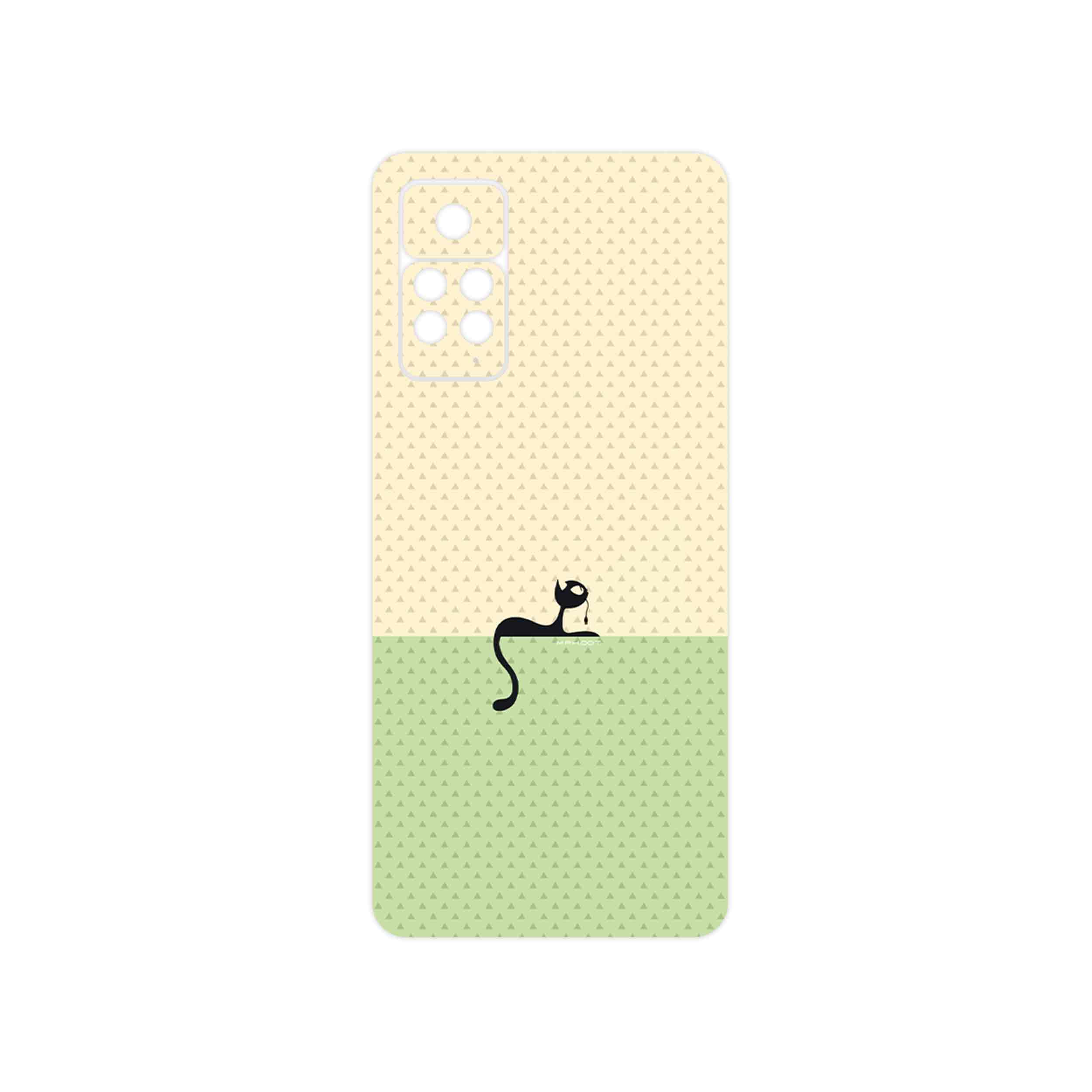 برچسب پوششی ماهوت مدل Minimal Internet Cat Icon مناسب برای گوشی موبایل شیائومی Redmi Note 11 Pro