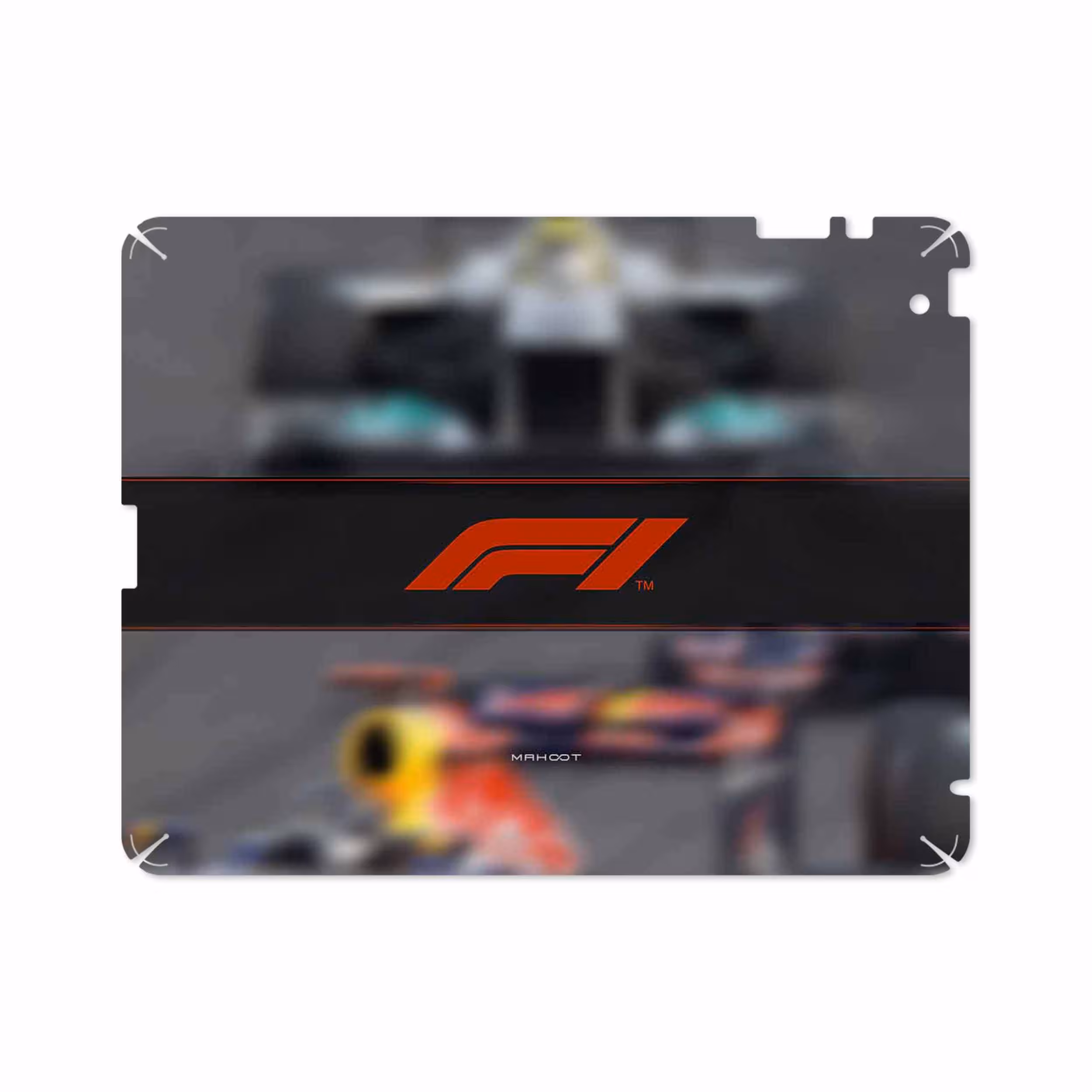 برچسب پوششی ماهوت مدل Formula One مناسب برای تبلت اپل iPad 2 2011 A1395