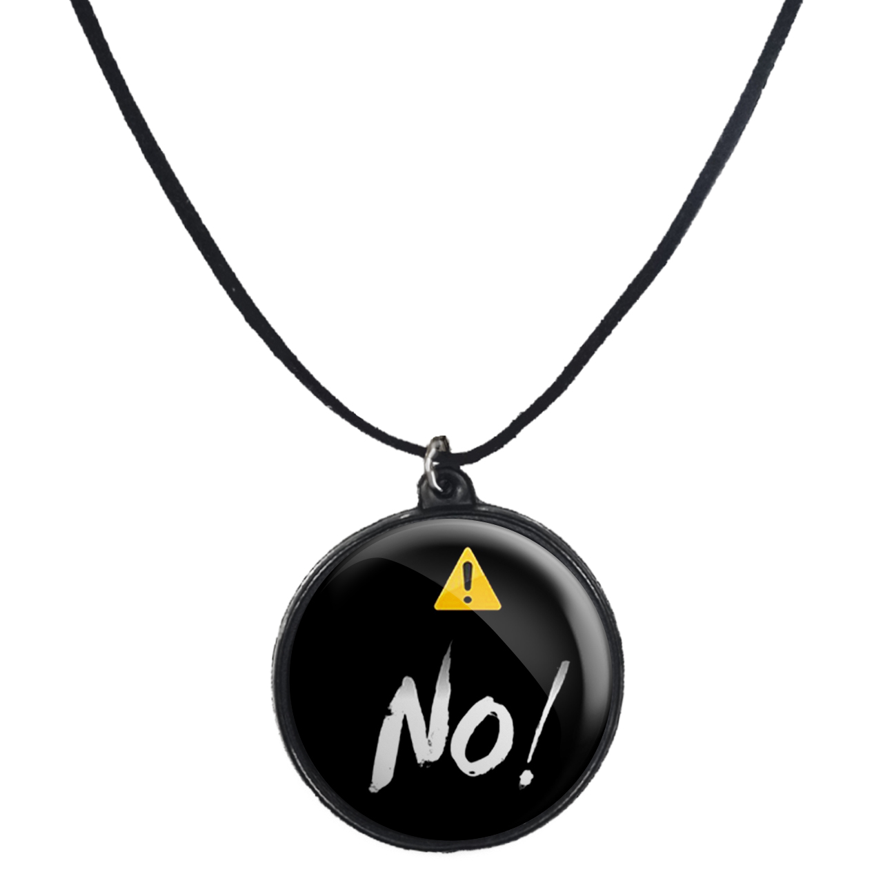 گردنبند پرمانه طرح NO کد pmb.48