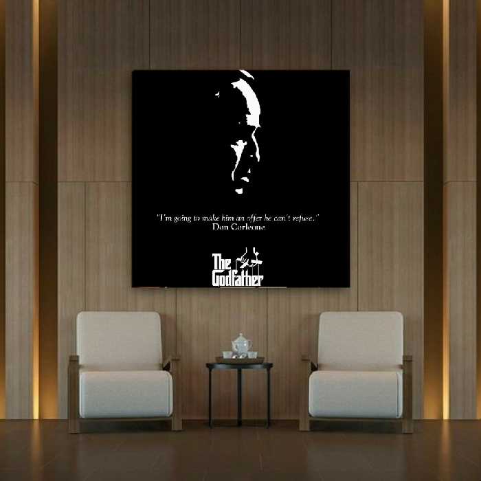 تابلو بوم طرح پدرخوانده مدل SDB001