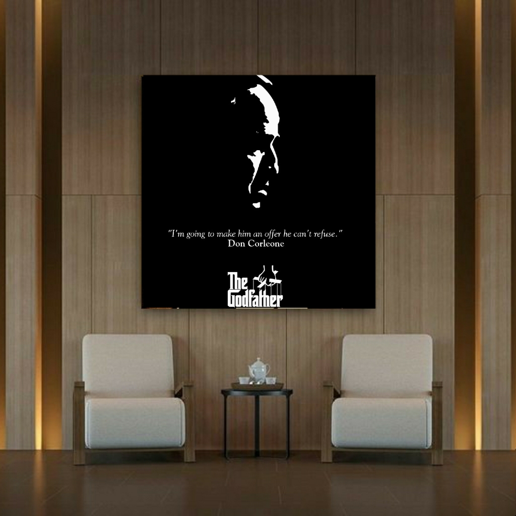 تابلو بوم طرح پدرخوانده مدل SDB001