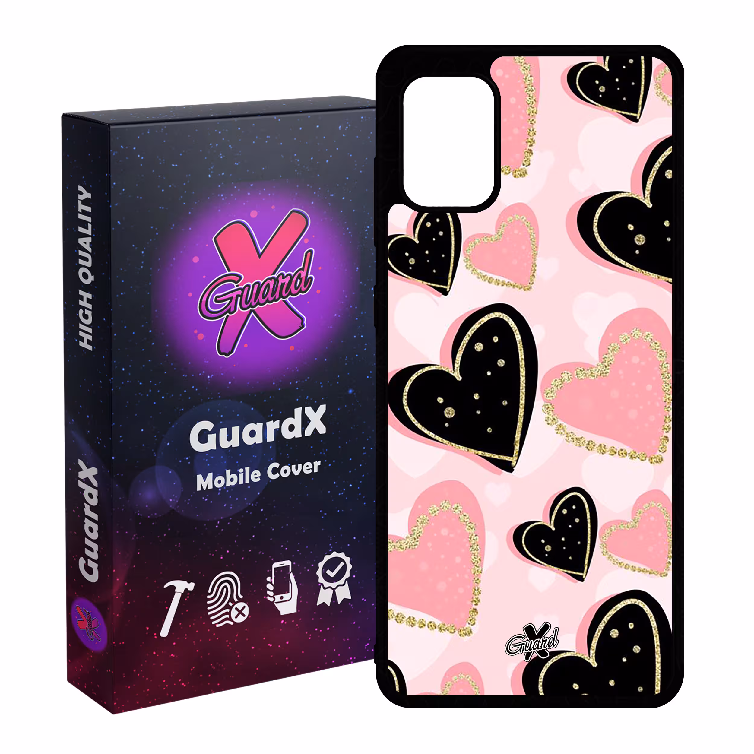 کاور گارد ایکس طرح Love مدل Glass10106 مناسب برای گوشی موبایل سامسونگ Galaxy A31
