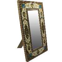 آینه خاتم کاری مدل رومیزی کد 34-sha-19