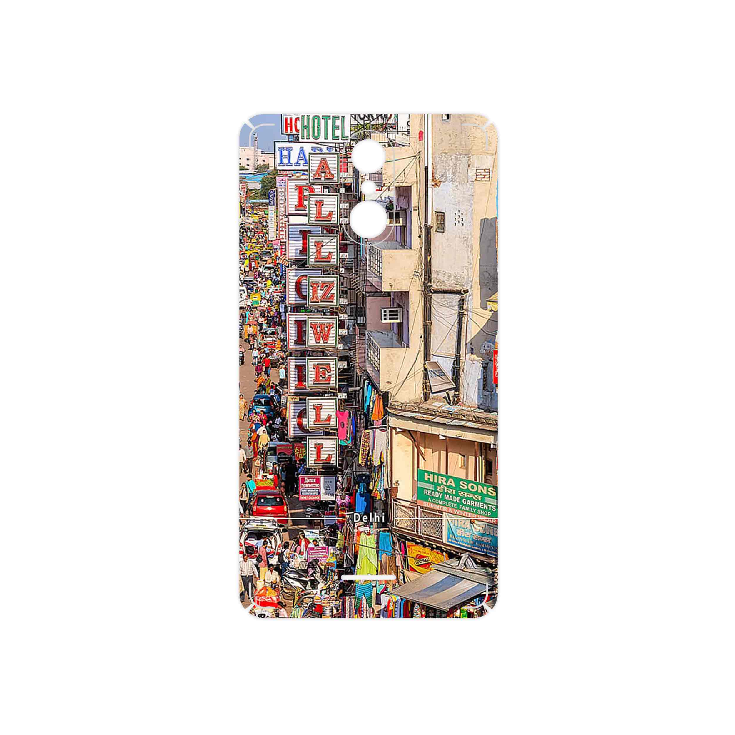 برچسب پوششی ماهوت مدل City of Delhi مناسب برای گوشی موبایل تکنو WX3F LTE