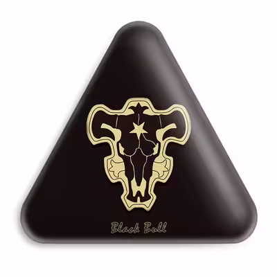پیکسل خندالو طرح گروه گاو های سیاه انیمه بلک کلاور Black Clover مدل مثلثی کد 11709