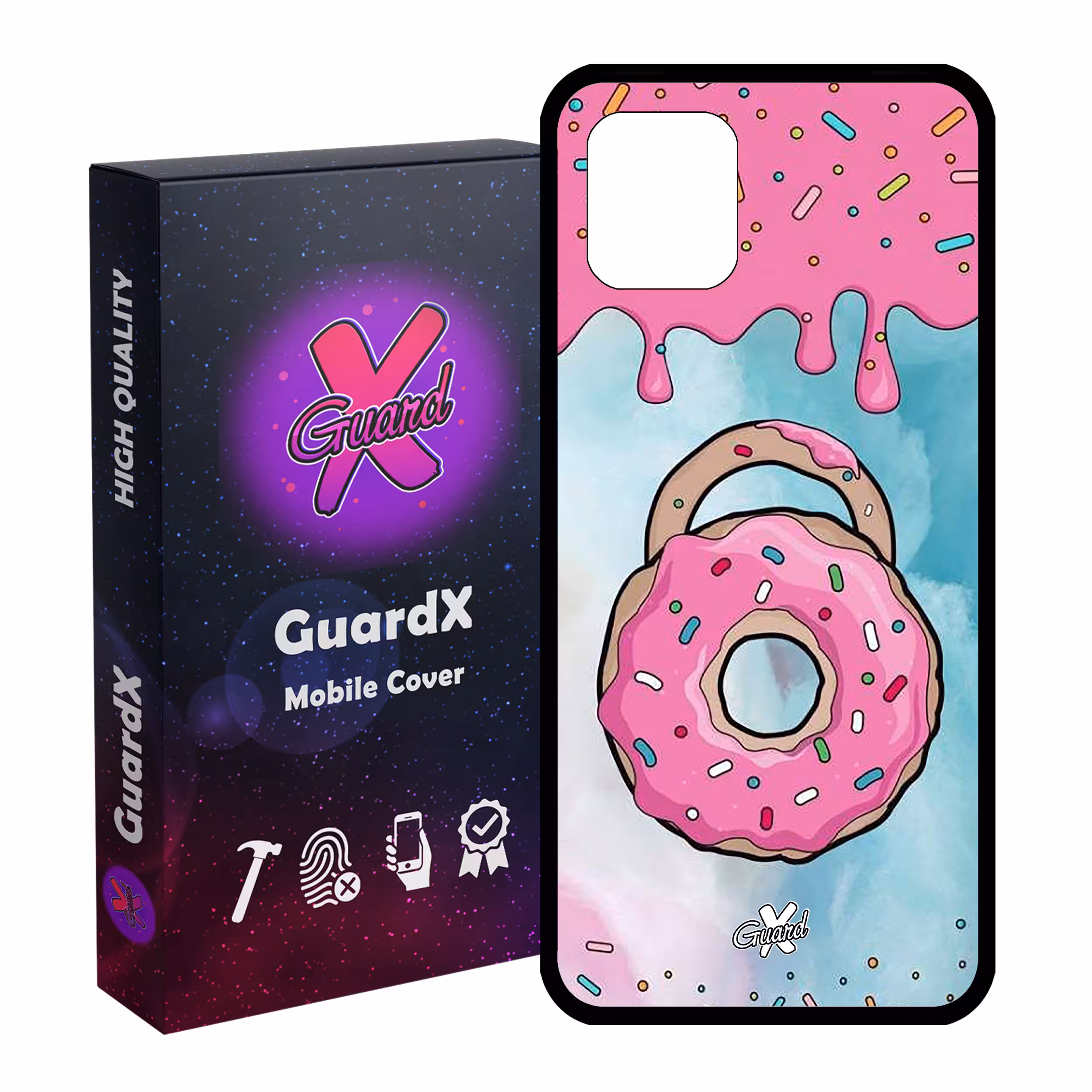 کاور گارد ایکس طرح Donut مدل Glass10069 مناسب برای گوشی موبایل سامسونگ Galaxy Note 10 Lite