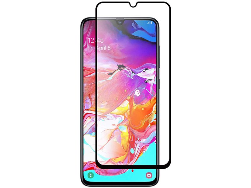 محافظ صفحه نمايش تمام چسب مناسب برای گوشی موبايل سامسونگ A70s