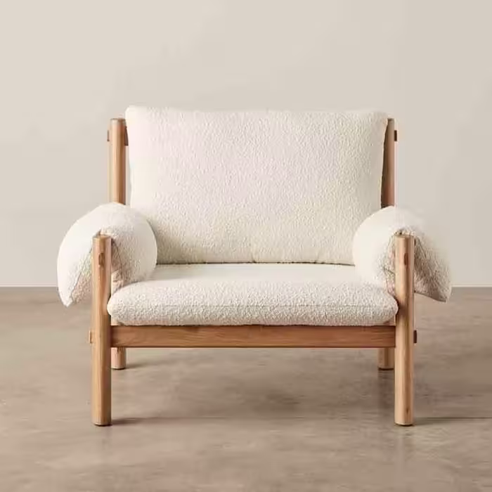 مبل راحتی چوبی کد 00427