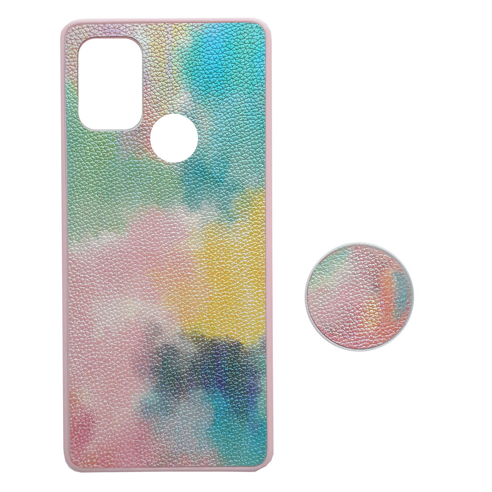  کاور طرح هولوگرامی کد S6224 مناسب برای گوشی موبایل سامسونگ Galaxy A21s به همراه پایه نگهدارنده