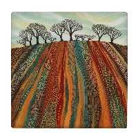 زیر لیوانی طرح تپه و درختان کد    3276321_719