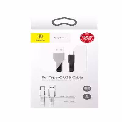 کابل تبدیل USB به USB-C باسئوس مدل CATZY طول 1 متر