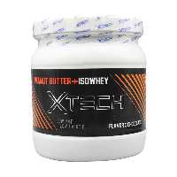 کره بادام زمینی ایکس تک حاوی ایزو وی طعم شکلات 1300 گرمی