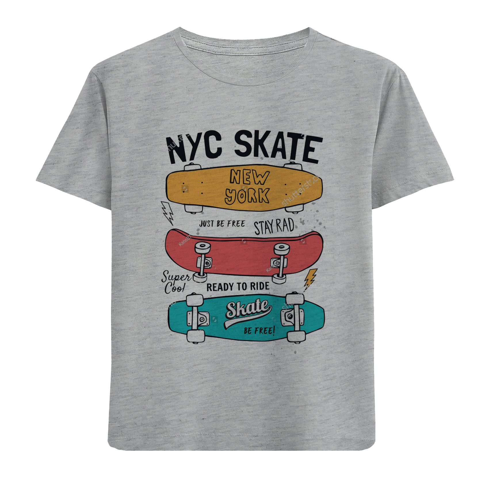 تی شرت بچگانه مدل اسکیت F310