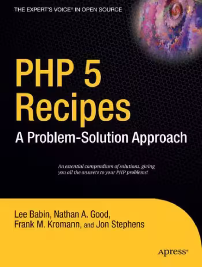 خرید و دانلود نسخه کامل کتاب PHP 5 Recipes: A Problem-solution Approach