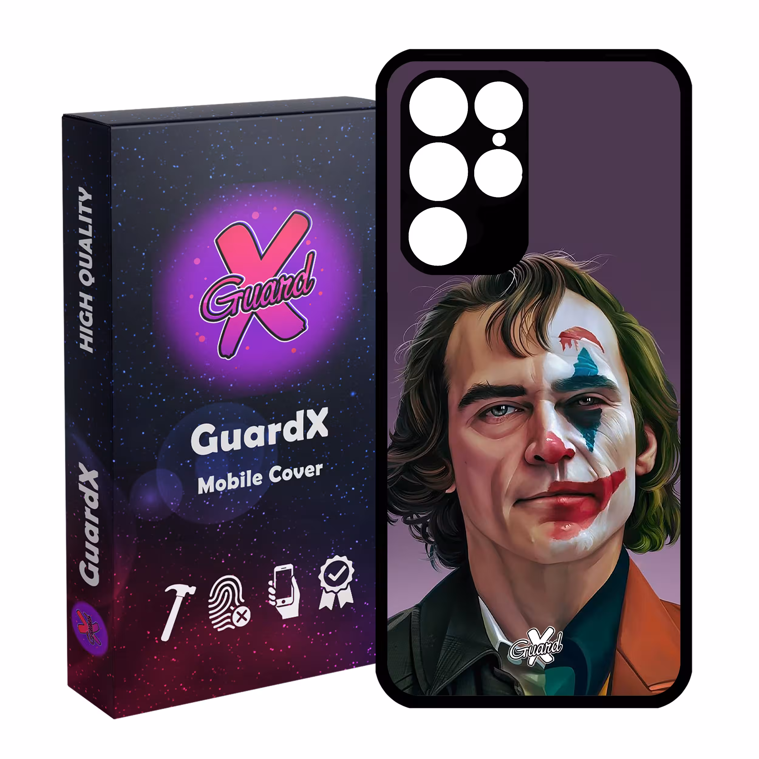 کاور گارد ایکس طرح Joker مدل Glass10083 مناسب برای گوشی موبایل سامسونگ Galaxy S22 Ultra