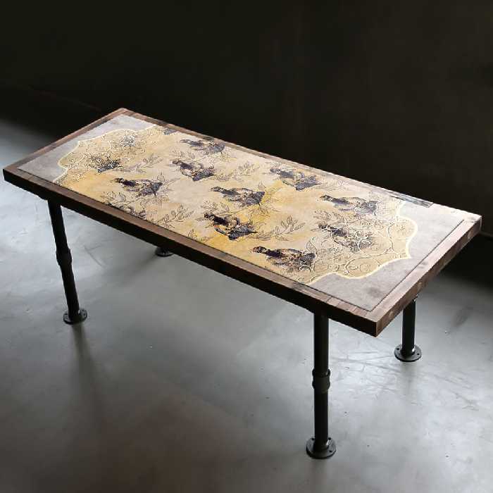 ست رومیزی 4 تکه شمسه نگار مدل TrS581.