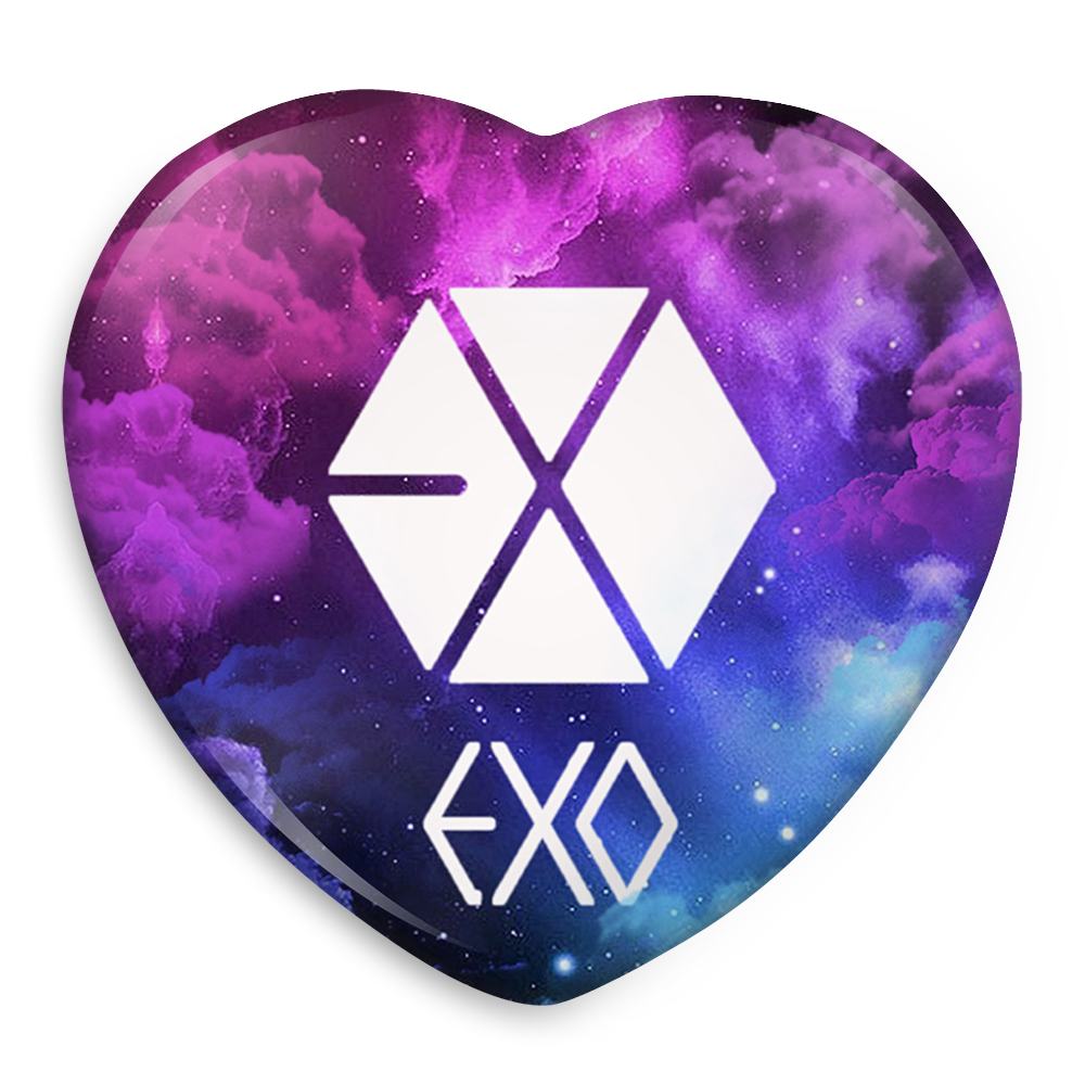 پیکسل خندالو طرح گروه اکسو EXO مدل قلبی کد 1031