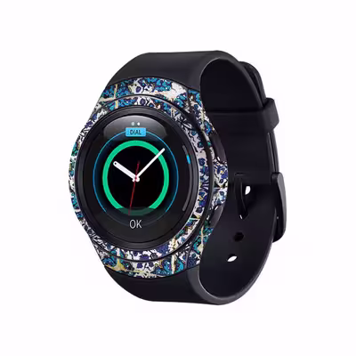 برچسب ماهوت طرح Traditional_Tile مناسب برای ساعت هوشمند سامسونگ Galaxy Gear S2