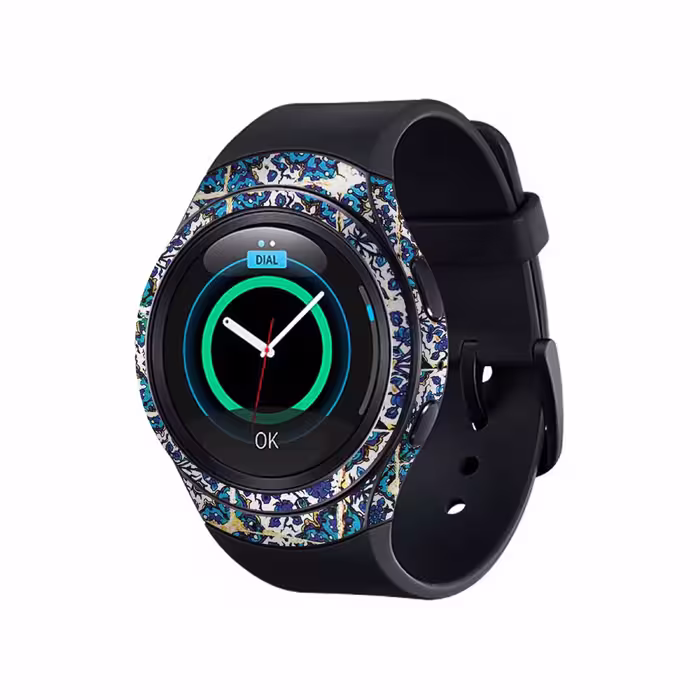 برچسب ماهوت طرح Traditional_Tile مناسب برای ساعت هوشمند سامسونگ Galaxy Gear S2