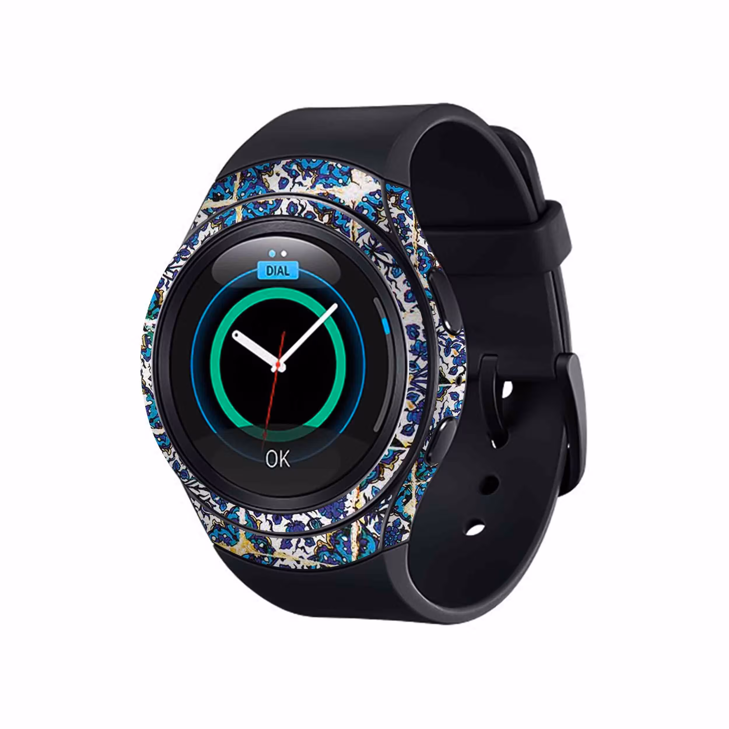 برچسب ماهوت طرح Traditional_Tile مناسب برای ساعت هوشمند سامسونگ Galaxy Gear S2