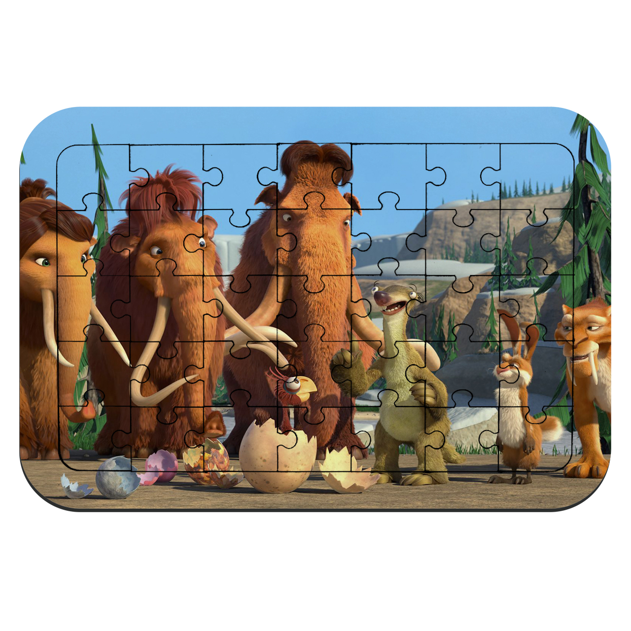 پازل 35 تکه طرح انیمیشن عصر یخبندان مدل NI1236 