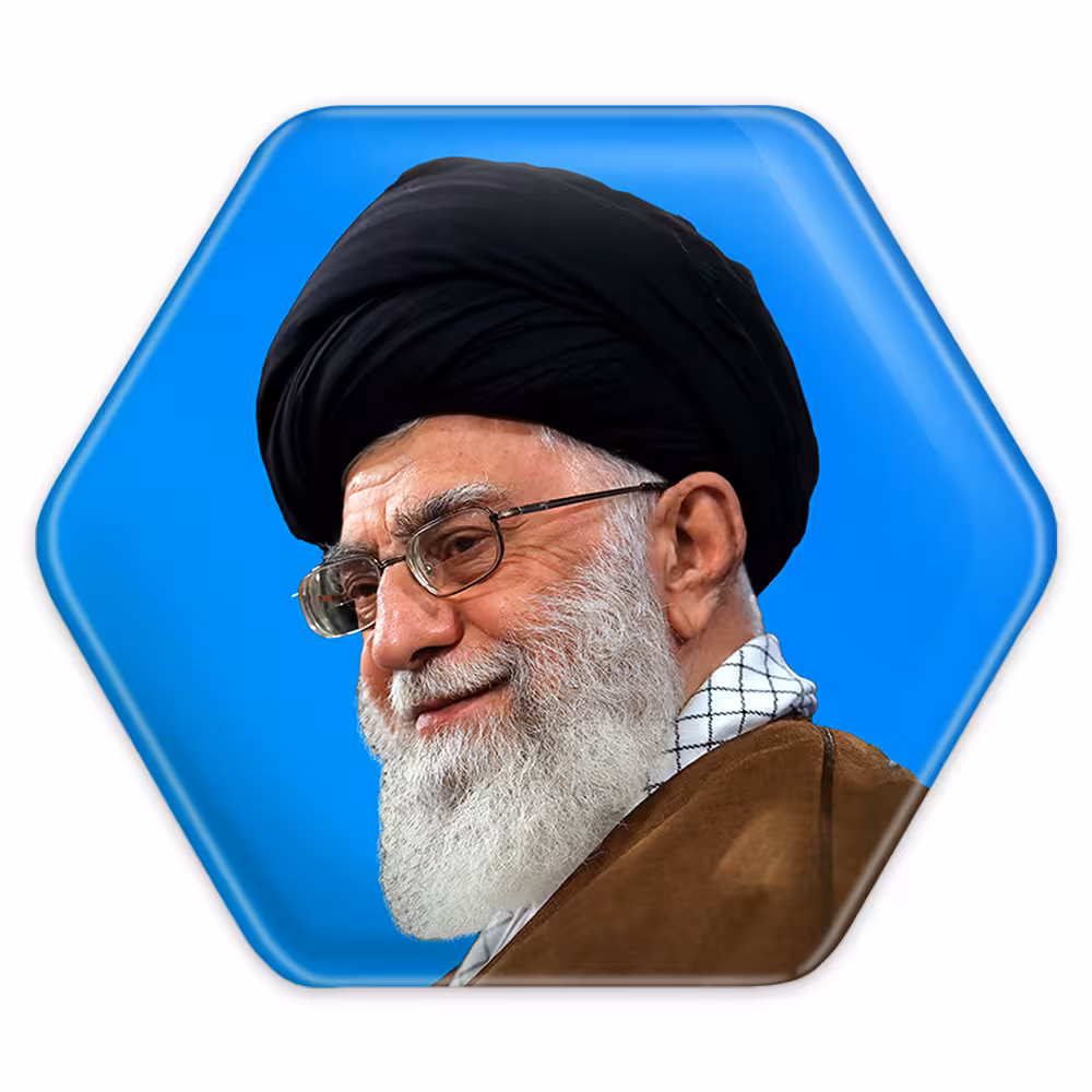 پیکسل خندالو طرح تصویر رهبر مدل شش ضلعی کد 2565