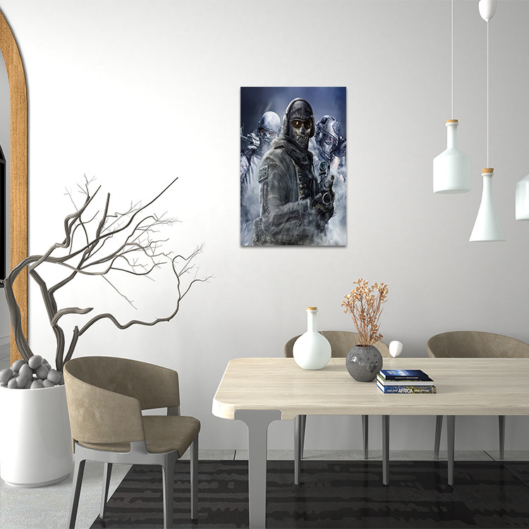 تابلو شاسی مدل بازی کال آف دیوتی call of duty کد 40 | دنیای قاب