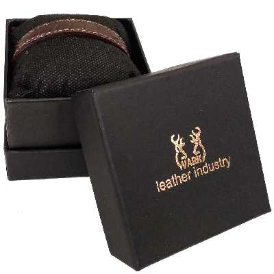 دستبند چرم وارک مدل پرهام rb43