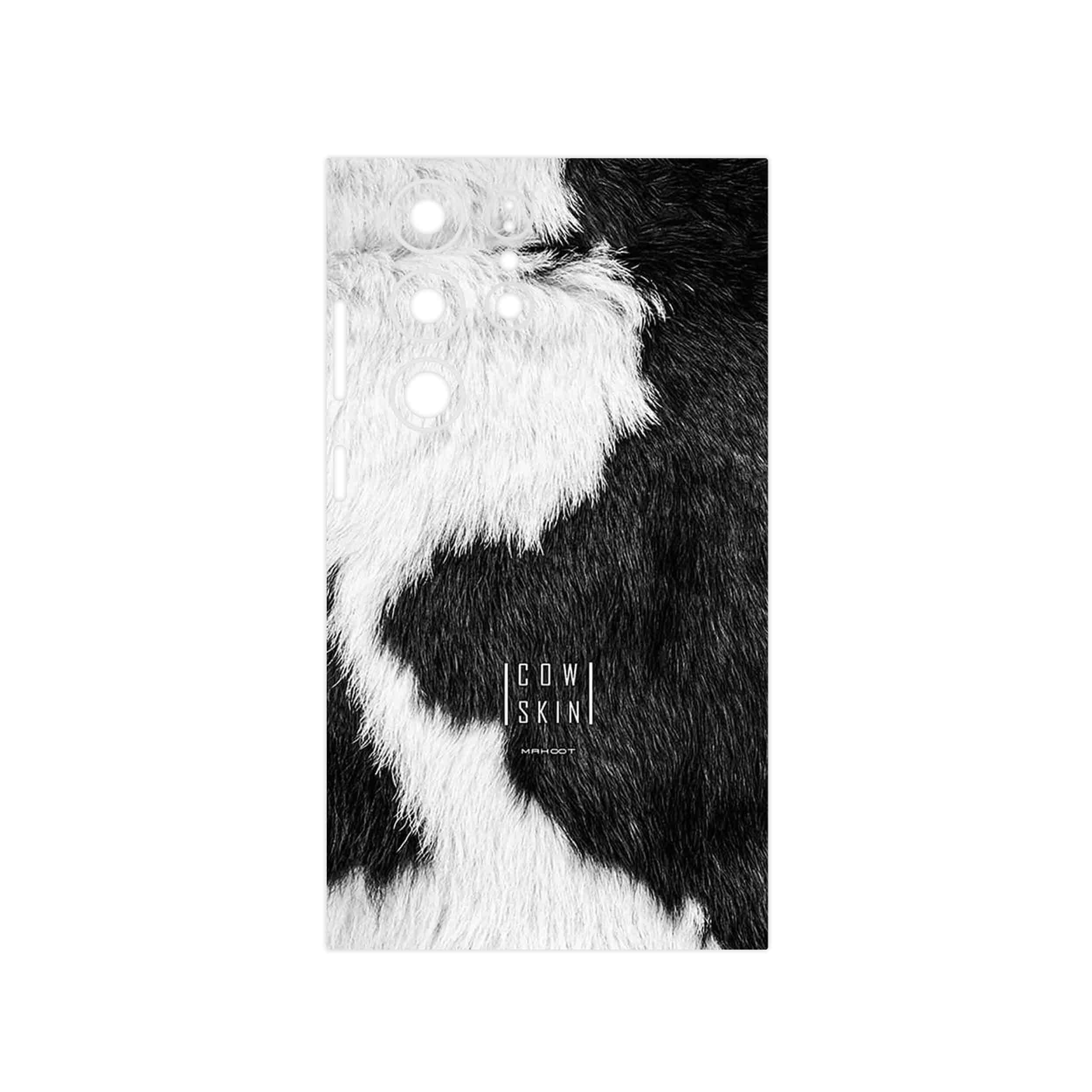 برچسب پوششی ماهوت مدل Cow Skin مناسب برای گوشی موبایل سامسونگ Galaxy S23 Ultra