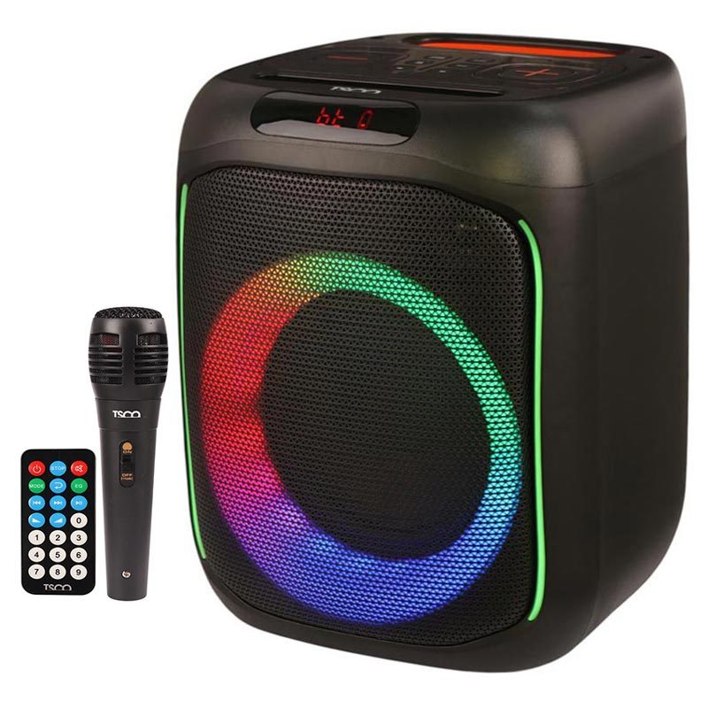 اسپیکر بلوتوثی تسکو TS 23357   میکروفون و ریموت کنترل