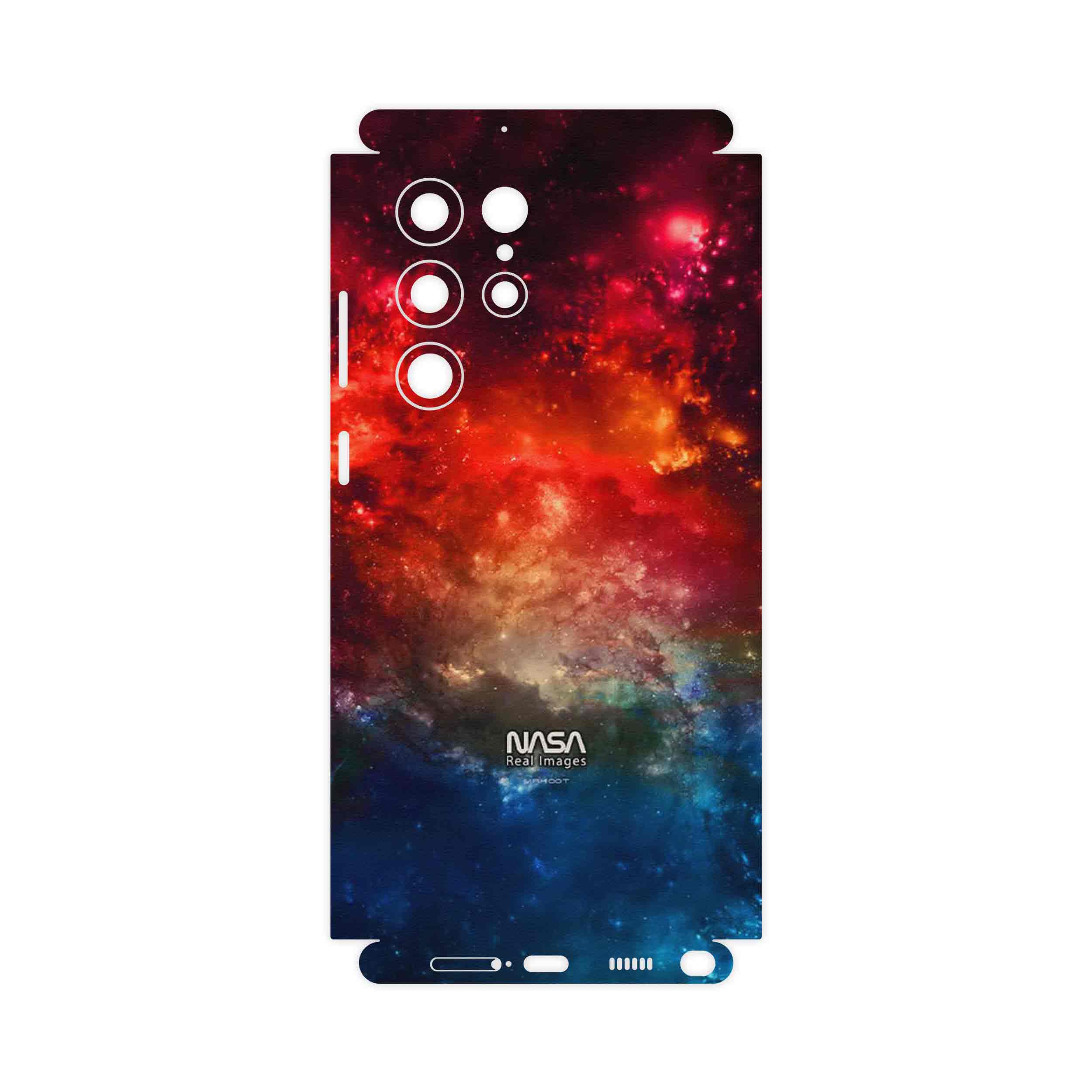 برچسب پوششی ماهوت مدل Universe b NASA 8-FullSkin مناسب برای گوشی موبایل سامسونگ Galaxy S22 Ultra 5G