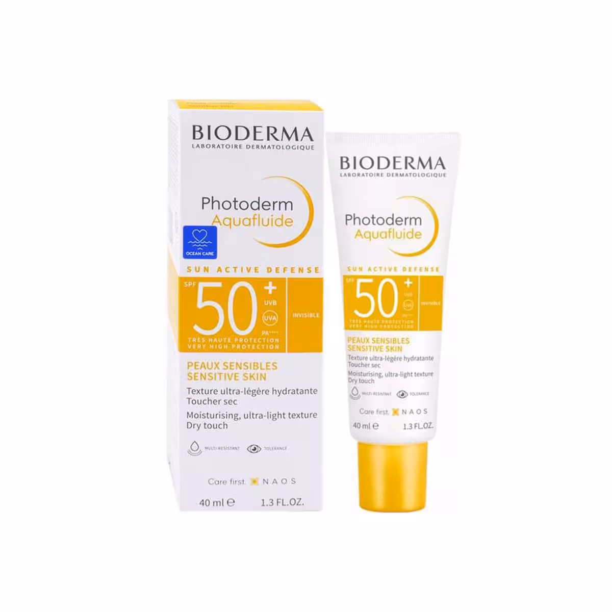 کرم ضد آفتاب بی رنگ بایودرما مدل فتودرم آکوافلویید Bioderma
