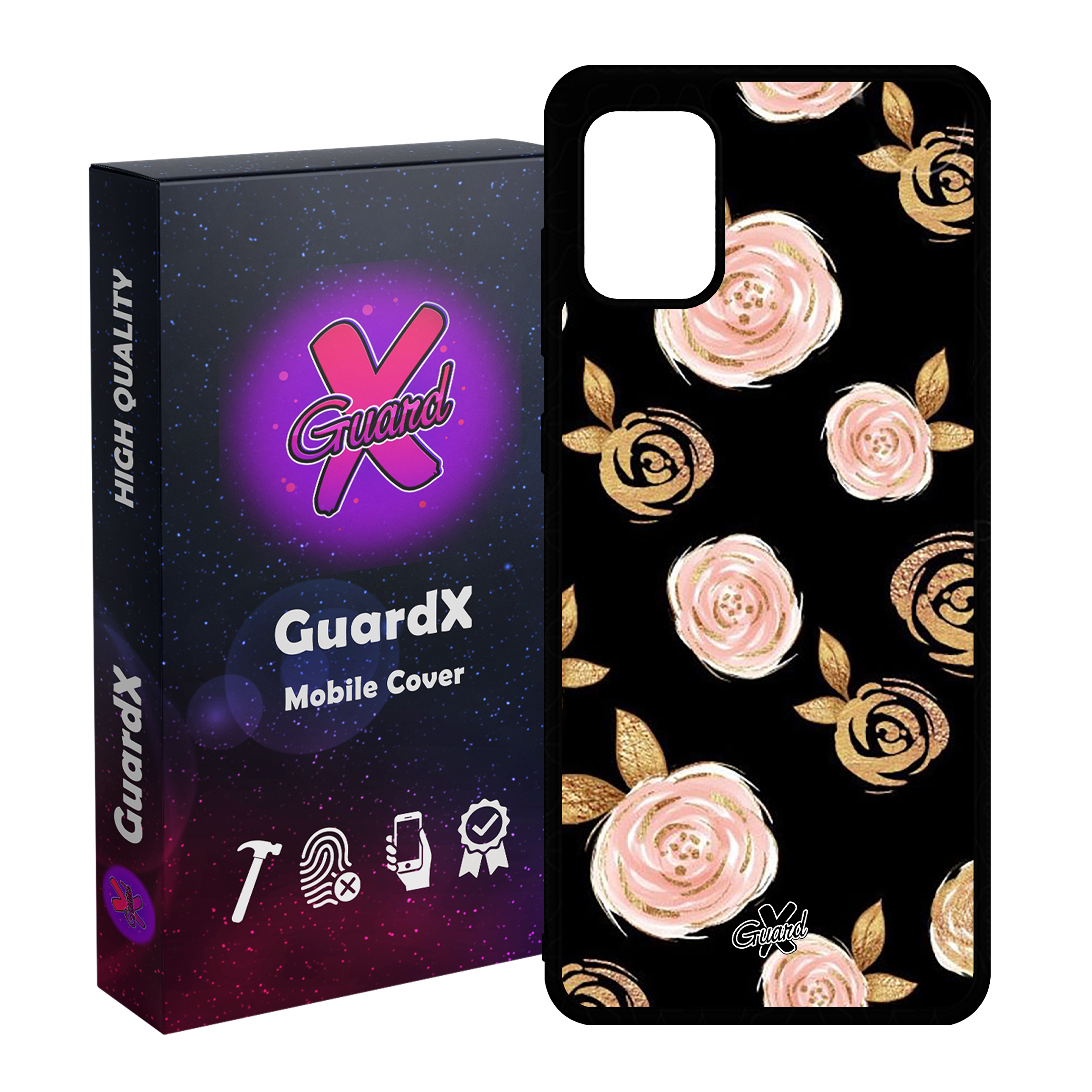 کاور گارد ایکس طرح Flower مدل Glass10105 مناسب برای گوشی موبایل سامسونگ Galaxy A51
