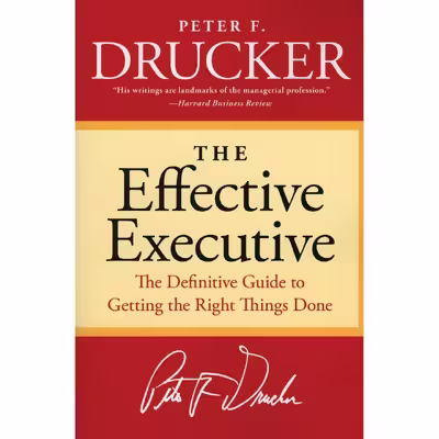 کتاب The Effective Executive اثر Peter F. Drucker انتشارات nan