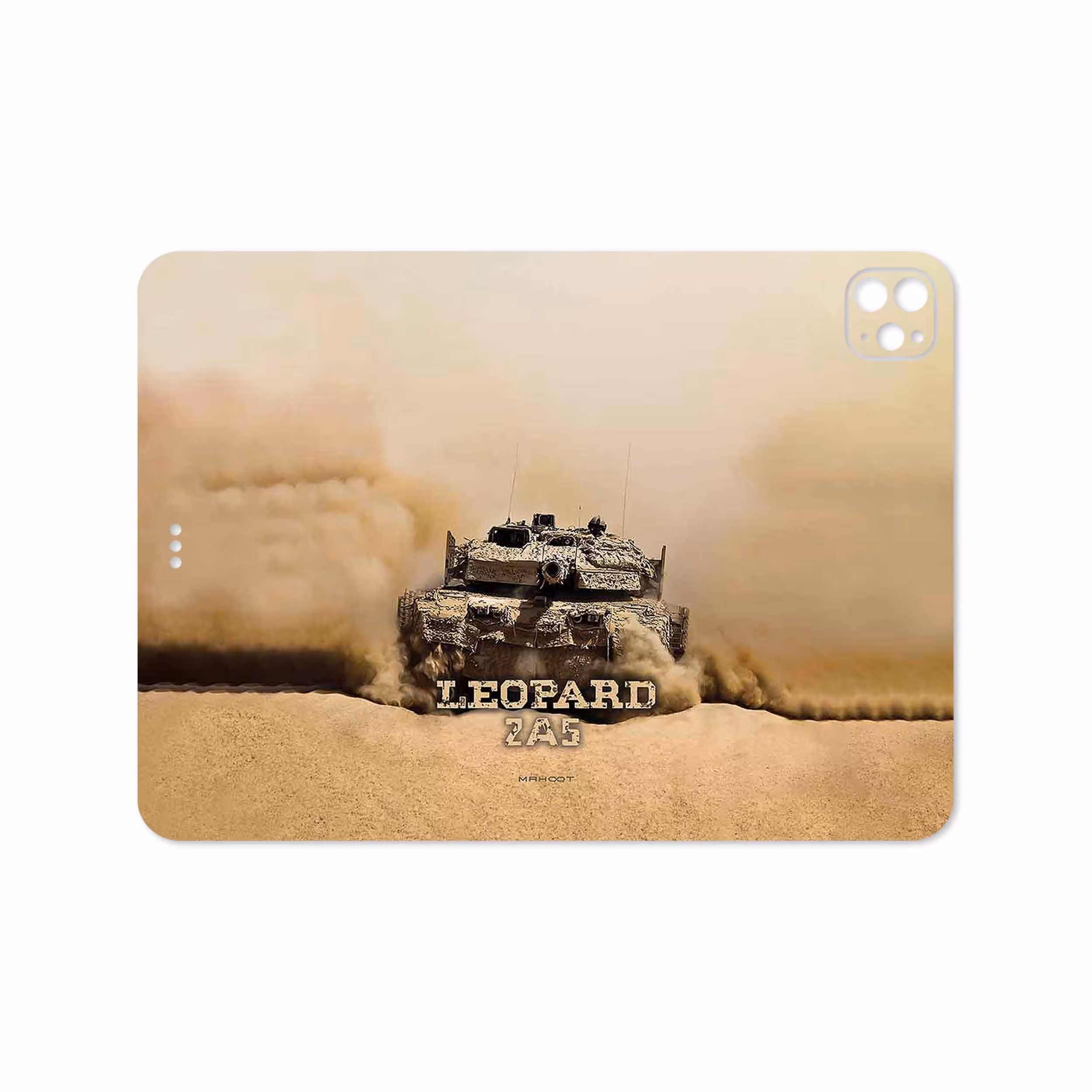 برچسب پوششی ماهوت مدل Leopard 2A5 tank مناسب برای تبلت اپل iPad Pro 11 (GEN 2) 2020 A2068