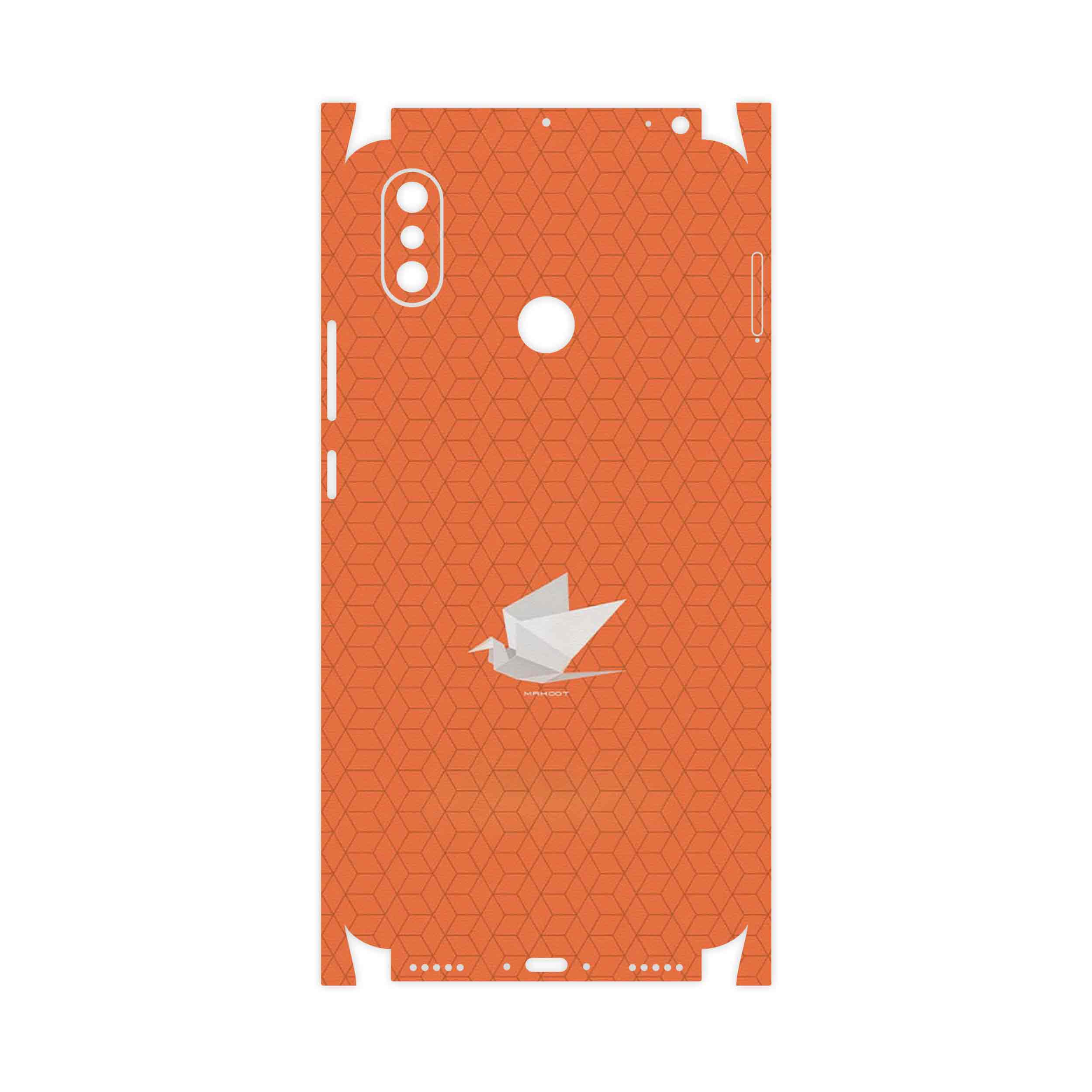 برچسب پوششی ماهوت مدل Minimalist origami bird-FullSkin مناسب برای گوشی موبایل شیائومی Mi Max 3
