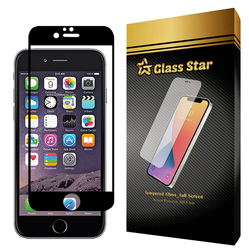 محافظ صفحه نمایش گلس استار مدل FUL مناسب برای گوشی موبایل اپل iPhone 6 Plus | کالا برتری