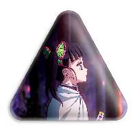 پیکسل خندالو طرح کانائو سویوری انیمه شیطان کش مدل مثلثی کد 11474