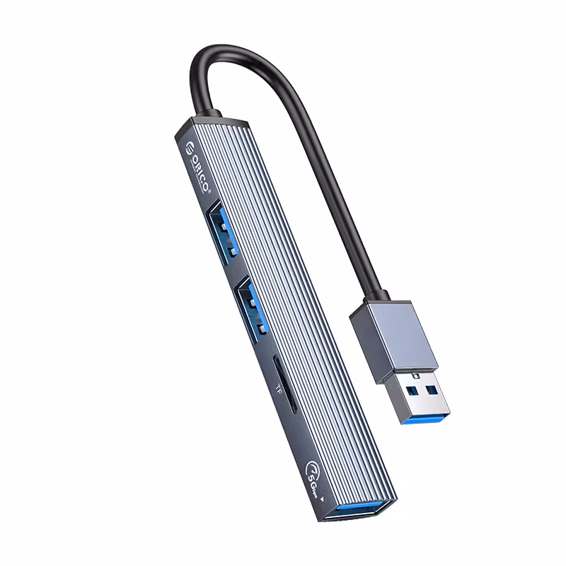 خرید هاب USB با کارت ریدر ORICO AH-A12F با بهترین قیمت