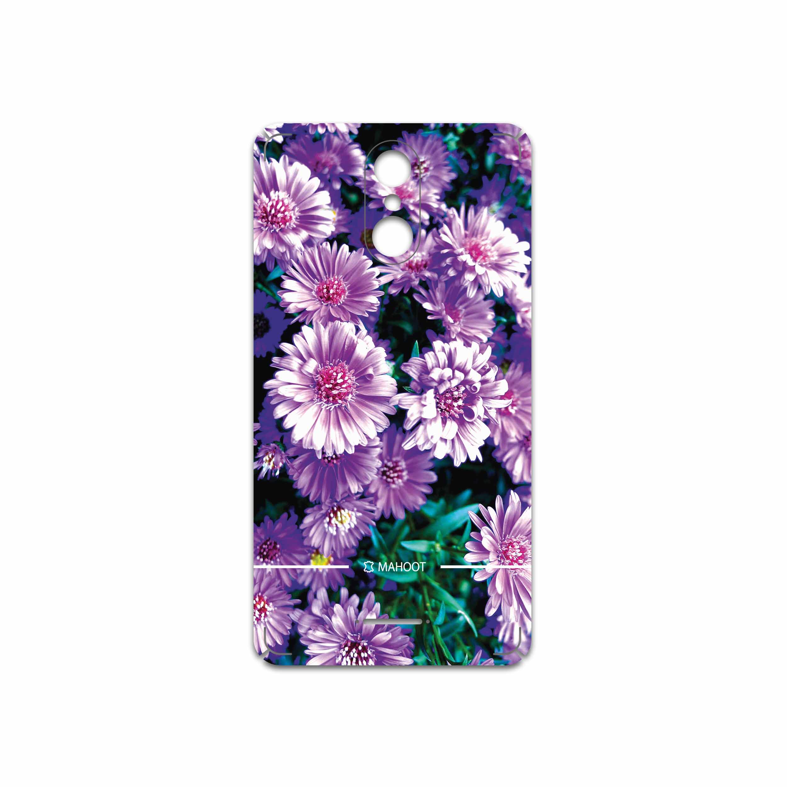 برچسب پوششی ماهوت مدل Purple-Flower مناسب برای گوشی موبایل تکنو WX3F LTE