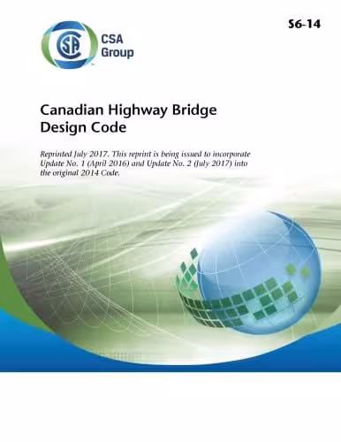 󾕇 دانلود کتاب Canadian Highway Bridge Design Code, 2017 - دانلود کتاب های دانشگاهی