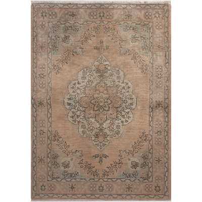 فرش قدیمی دستبافت دو و نیم متری فرش هريس کد 101550