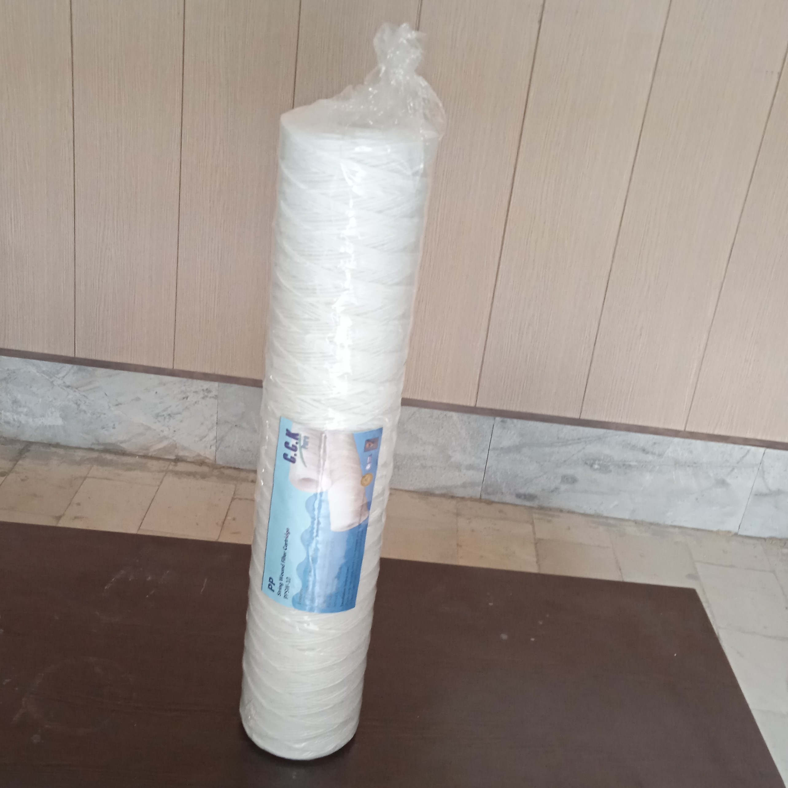 فیلتر نخی جامبو سایز 20در 4.5اینچ برای حذف گل لای وذرات معلق تا پنج میکرون قابل شستشو عمر بالا