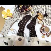 جوراب ساق بلند طرح لویی ویتان