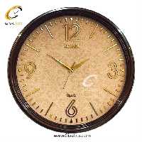 ساعت دیواری اورجینال ولدر PVC قهوه ای| کد رفرنس 7012