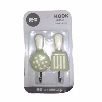 قلاب آویز آشپزخانه HOOK طرح کفگیر کد BH309 مجموعه 2 عددی